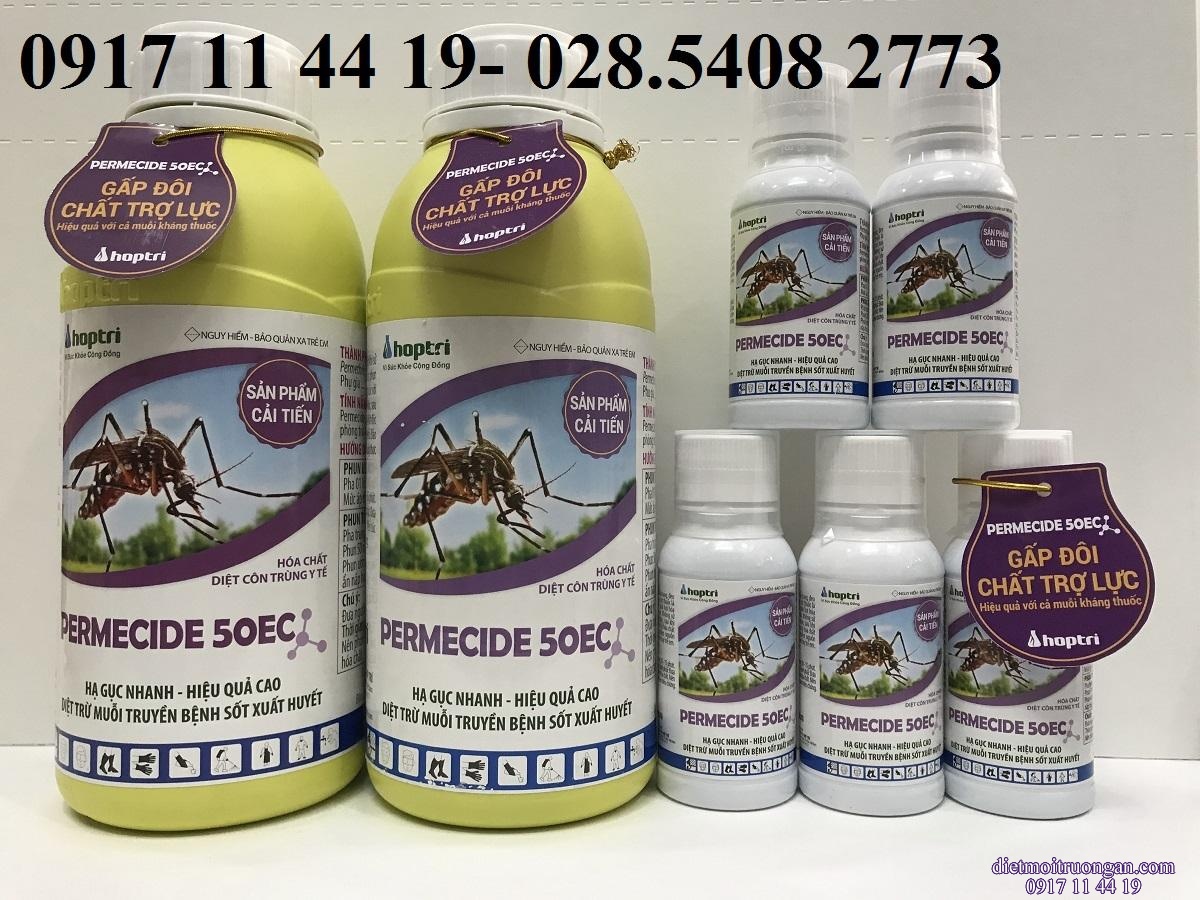 PERMECIDE 50EC thuốc diệt ruồi, muỗi, gián, kiến ba khoang và bọ đậu đen