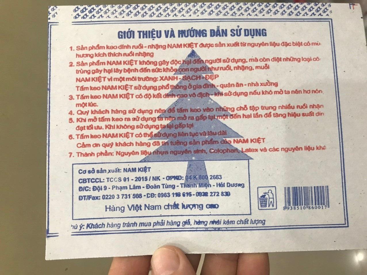1.000 Miếng Keo Dính Ruồi Nam Kiệt siêu dính chỉ 450.000 đ/thùng