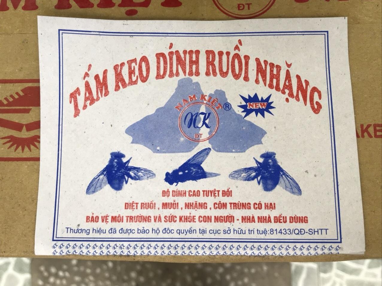 1.000 Miếng Keo Dính Ruồi Nam Kiệt siêu dính chỉ 450.000 đ/thùng