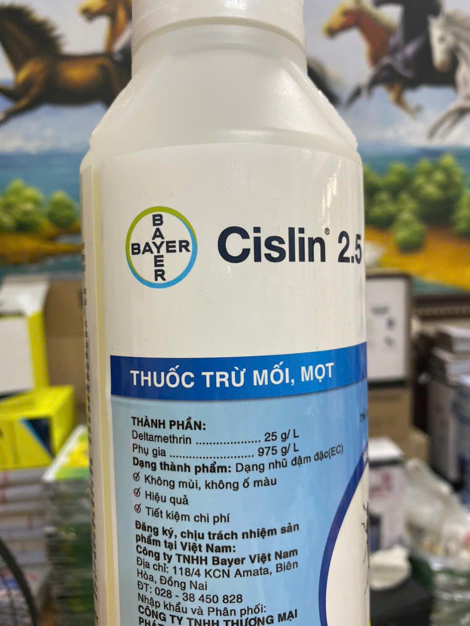 CISLIN 2.5EC chống mối, mọt gỗ