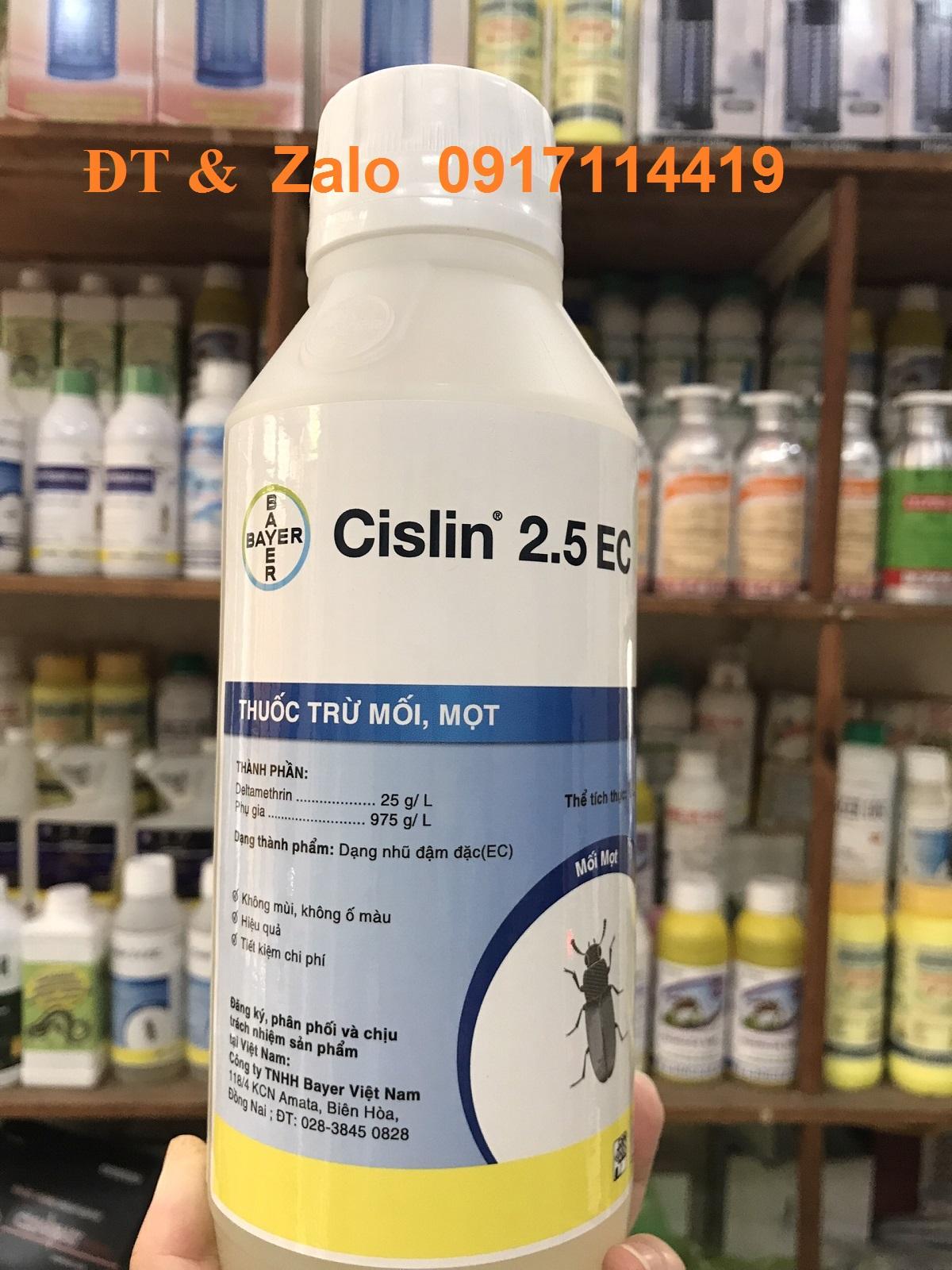 CISLIN 2.5EC chống mối, mọt gỗ