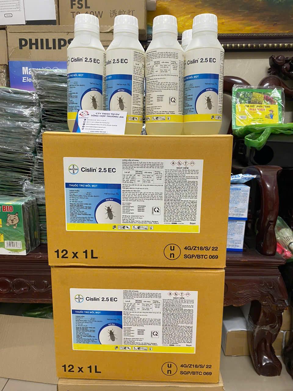 CISLIN 2.5EC chống mối, mọt gỗ