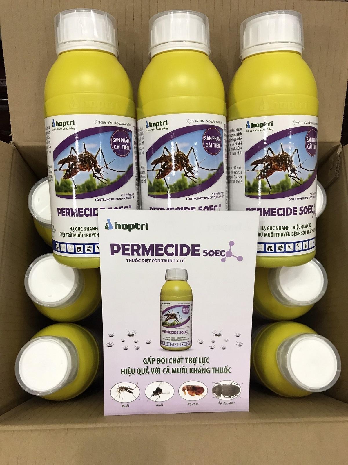 Permecide 50ec chai 1 lit  và 100ml-Thuốc diệt muỗi y tế