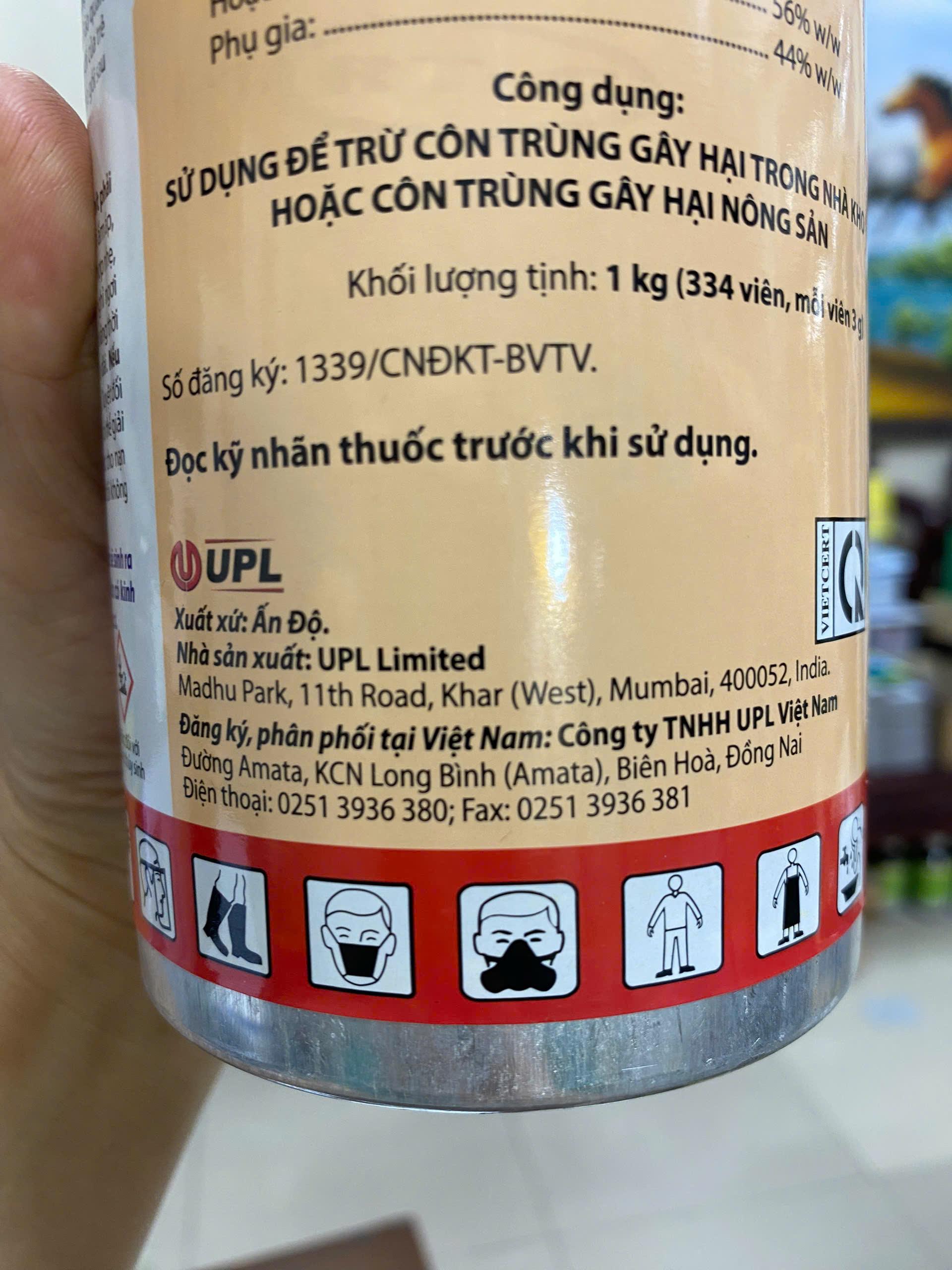 Quickphos 56% Diệt mọt nông sản bán tại Hải Dương