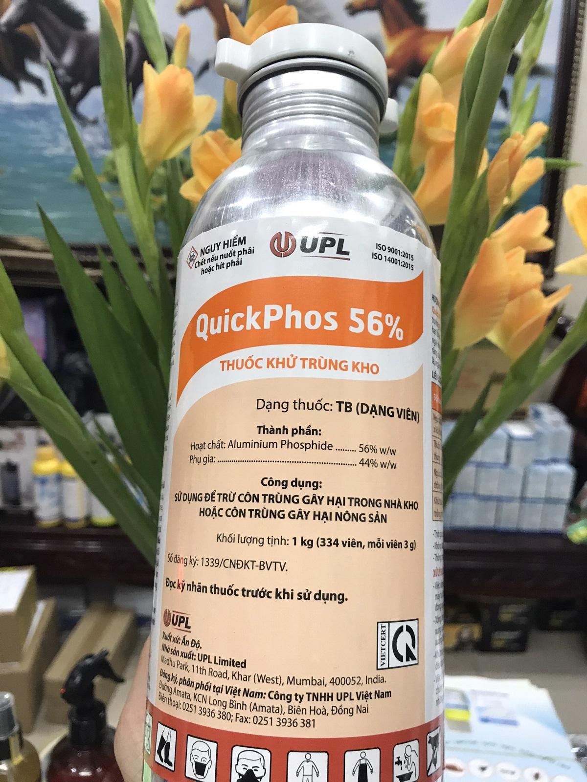 Quickphos 56% Diệt mọt nông sản bán tại Hải Dương