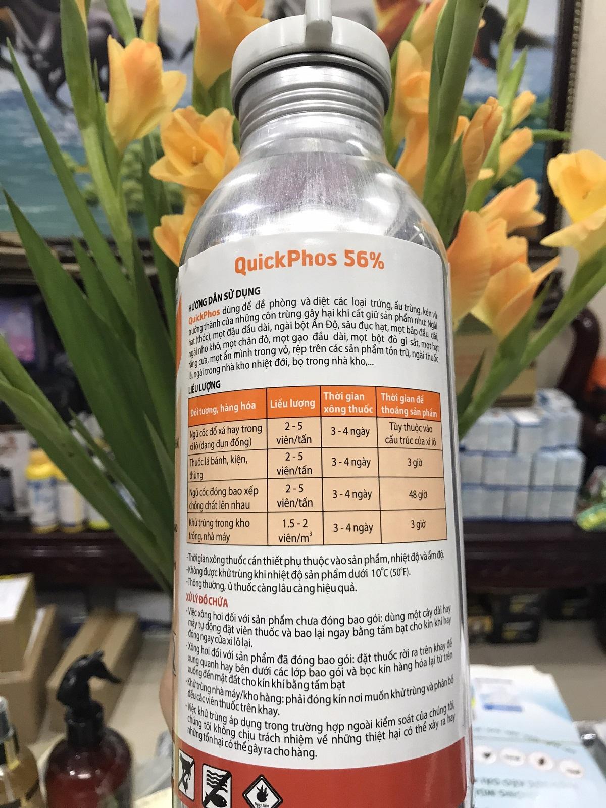 Quickphos 56% Diệt mọt nông sản bán tại Hải Dương